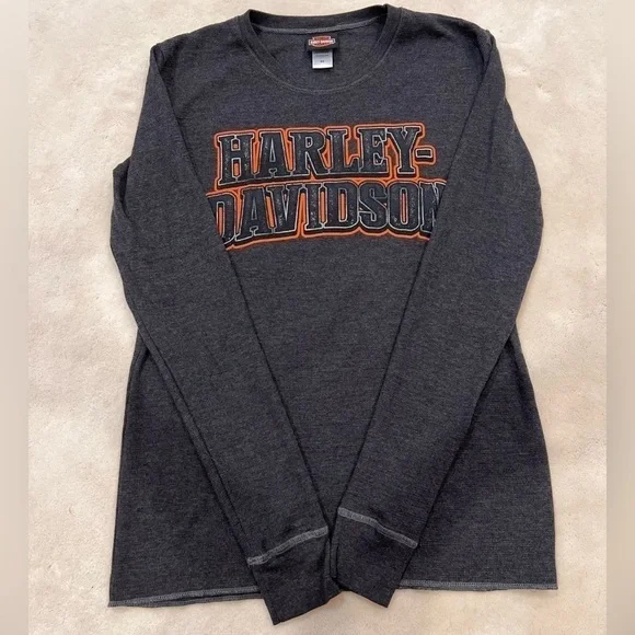 Harley Davidson Mens Longsleeve TEE - Picture 3 of 9